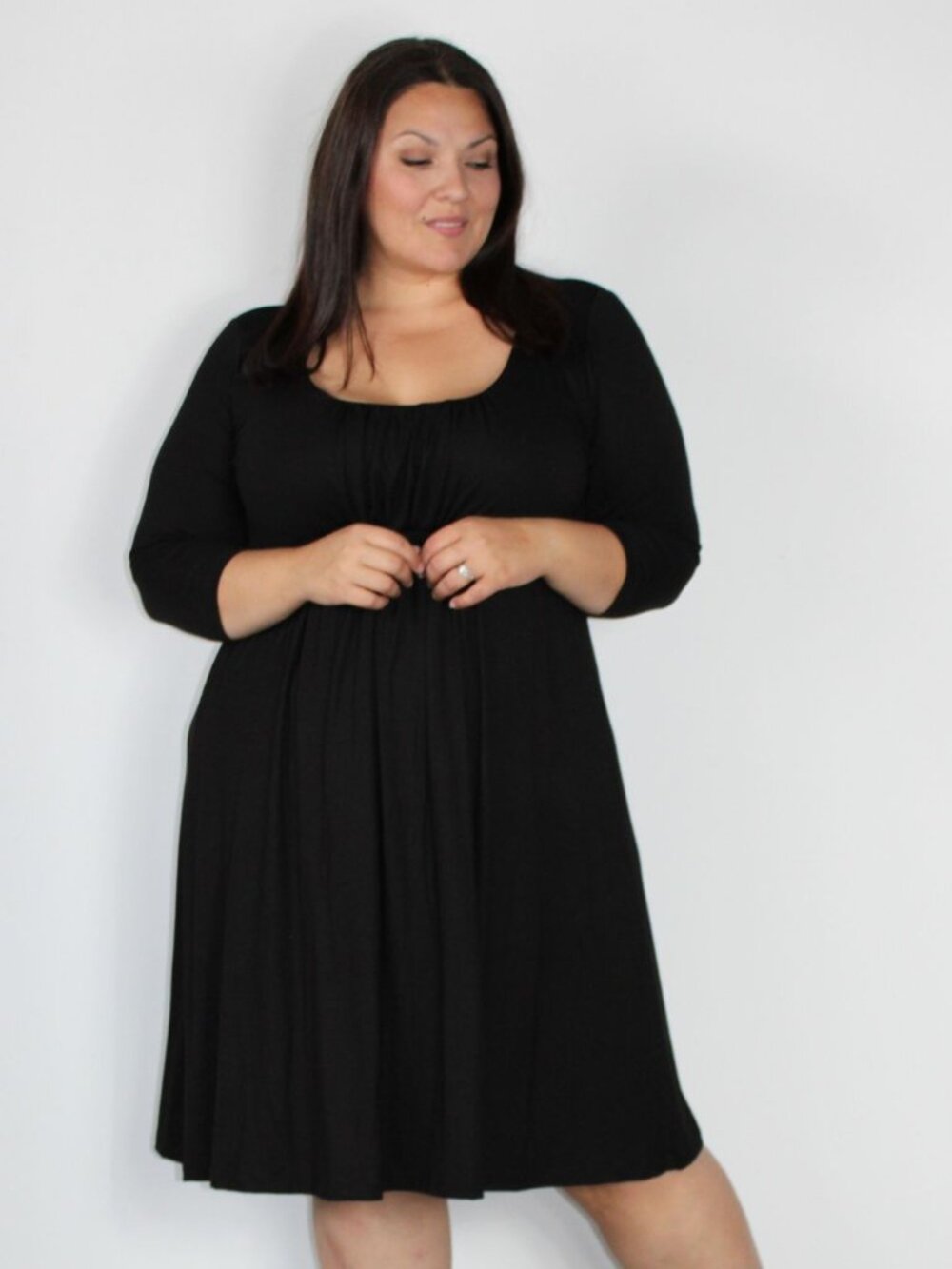 Plus Size Black Dress 6X